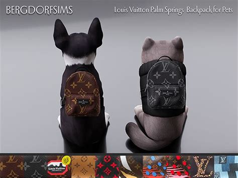 lv dog backpack